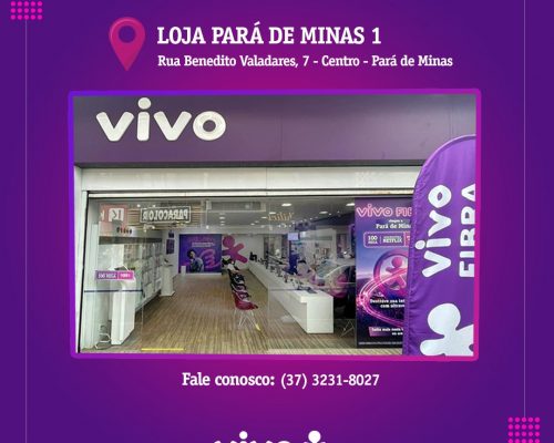 Loja Vivo Pará de Minas 1 - Centro